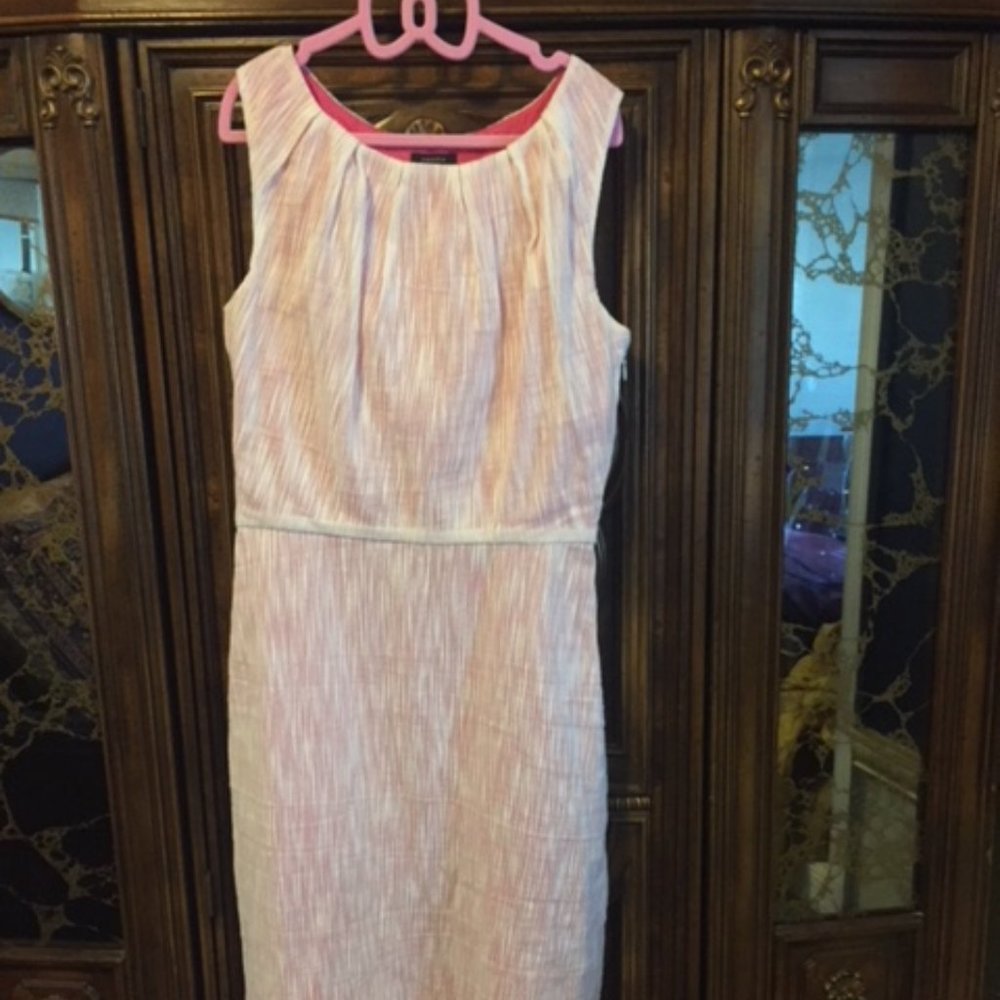 Tocca Size 6 White and Pink Dress